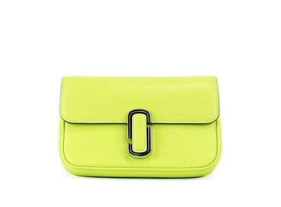Marc Jacobs The J Marc Green Glow Smooth Leather Shoulder Crossbody Handbag Marc Jacobs