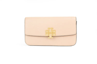 Tory Burch Britten Small Meadowsweet Leather Chain Wallet Crossbody Bag Tory Burch
