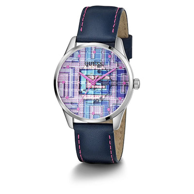 Guess Blue Leather Watch Guess