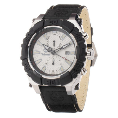Timberland Black Leather Watch Timberland