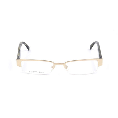 Alexander McQueen Gold Metal Frames Alexander McQueen