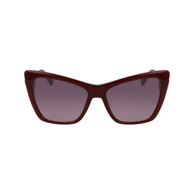 Longchamp Red Acetate Sunglasses Longchamp