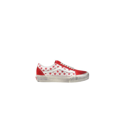 Vans Red Suede Leather Sneaker Vans