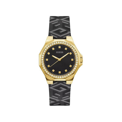 Guess Black Leather Watch Guess
