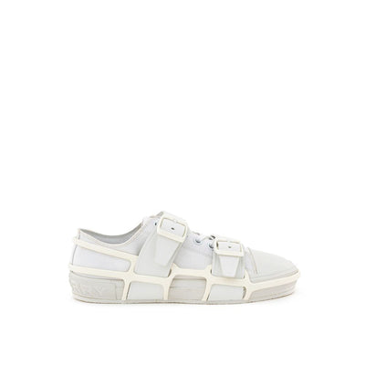 Burberry White Cotton Sneaker Burberry