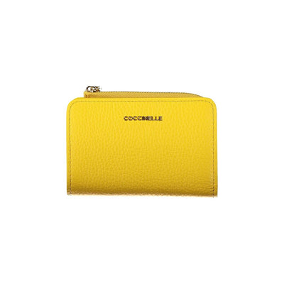 Coccinelle Yellow Leather Women Wallet Coccinelle