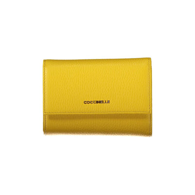 Coccinelle Yellow Leather Wallet Coccinelle