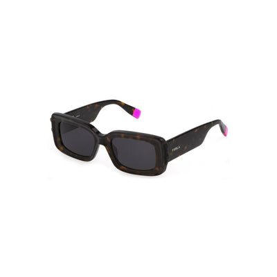 Furla Brown Plastic Women's Sunglass Furla