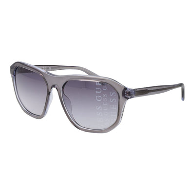Guess Gray Unisex Sunglass Guess