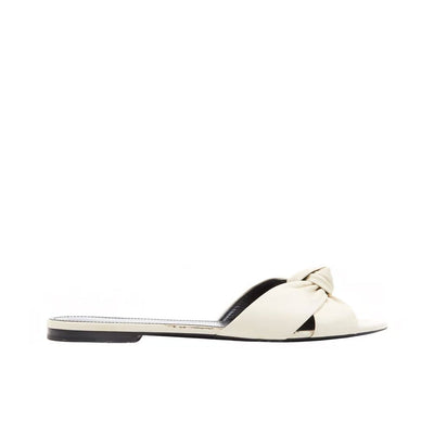 Saint Laurent Leather Slides Saint Laurent