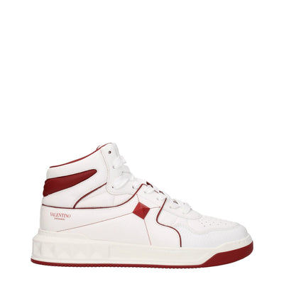 Valentino Garavani White Leather High Tops Valentino Garavani