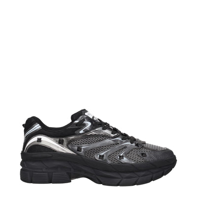 Valentino Garavani Black Fabric Athletic Sneakers Valentino Garavani