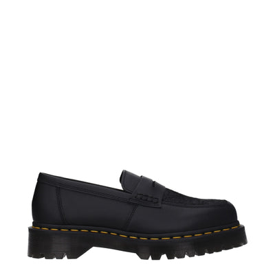 Dr. Martens Black Leather Slip-On Loafers Dr. Martens