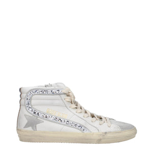 Golden Goose White Leather High Tops Golden Goose