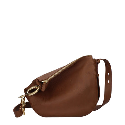 Burberry Brown Leather Crossbody Bags Burberry