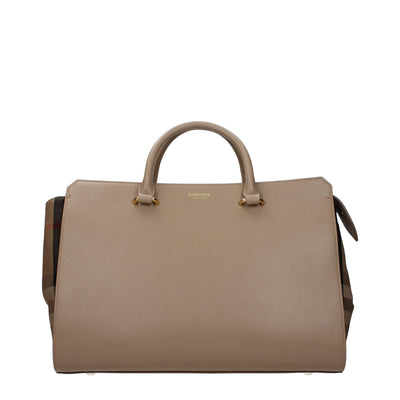 Burberry Beige Leather Handbags Burberry
