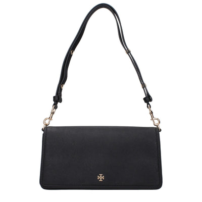Tory Burch Black Leather Shoulder Bags Tory Burch
