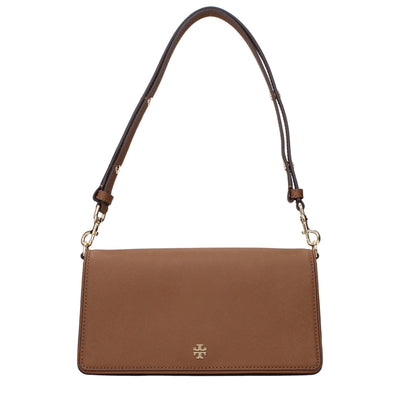 Tory Burch Brown Leather Shoulder Bags Tory Burch