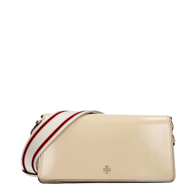 Tory Burch Beige Leather Crossbody Bags Tory Burch