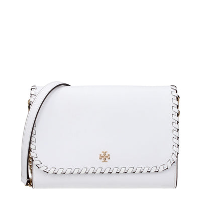 Tory Burch White Leather Clutch Bags Tory Burch