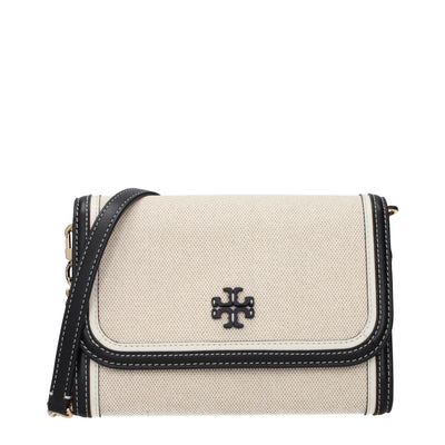 Tory Burch Beige Fabric Clutch Bags Tory Burch