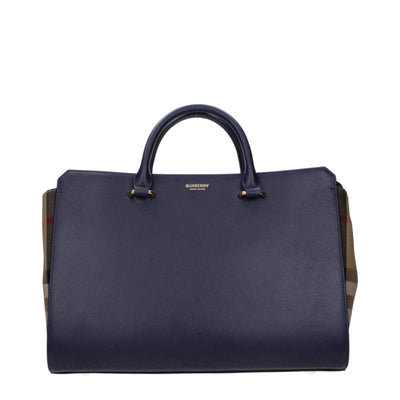 Burberry Blue Leather Handbags Burberry