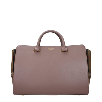 Burberry Gray Leather Handbags Burberry
