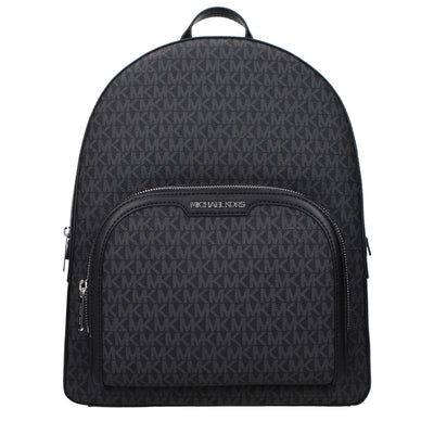 Michael Kors Black Fabric Backpacks Michael Kors