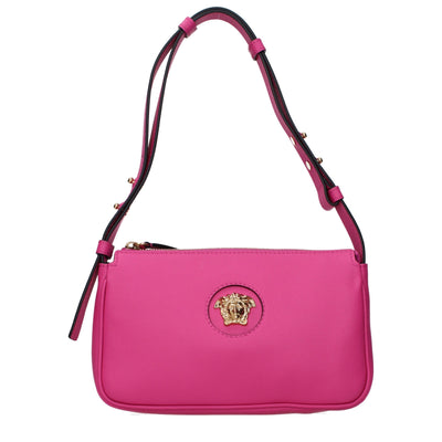 Versace Pink Leather Shoulder Bags Versace