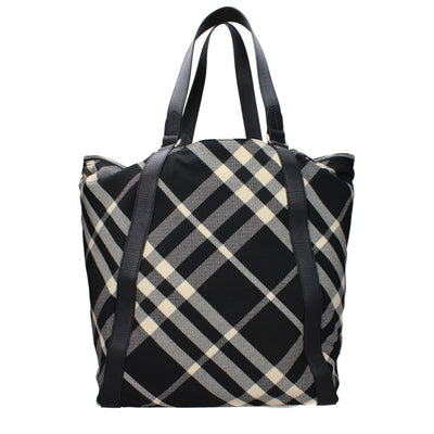Burberry Black Fabric Shoulder Bags Burberry