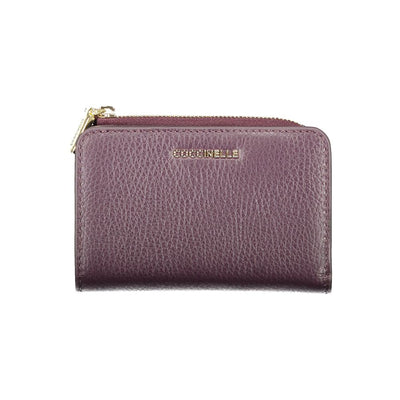 Coccinelle Purple Leather Women Wallet Coccinelle