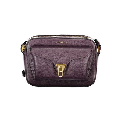 Coccinelle Purple Leather Women Handbag Coccinelle