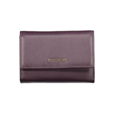 Coccinelle Purple Leather Women Wallet Coccinelle