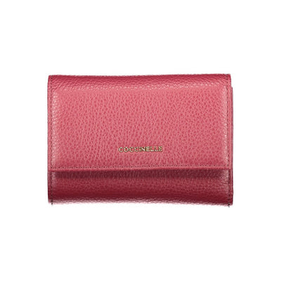 Coccinelle Purple Leather Women Wallet Coccinelle