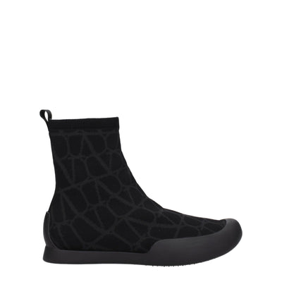 Valentino Garavani Black Fabric High Tops Valentino Garavani