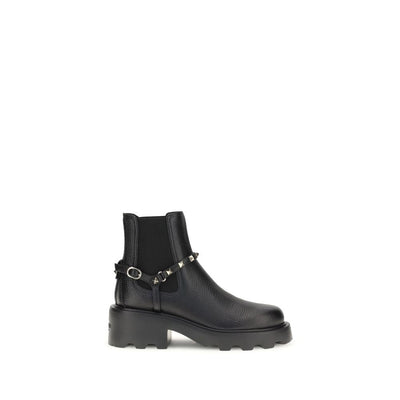 Valentino Garavani Leather Ankle Boots Valentino Garavani