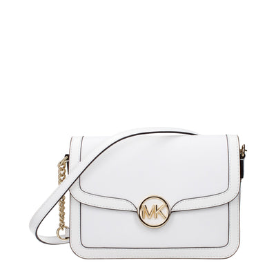 Michael Kors White Leather Crossbody Bags Michael Kors
