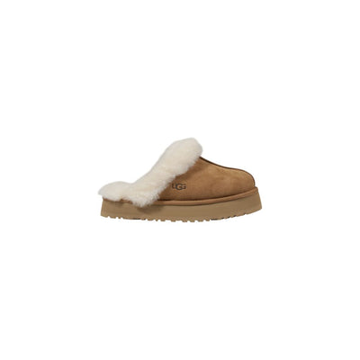 UGG Beige Suede Leather Slipper UGG