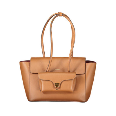 Coccinelle Brown Leather Women Handbag Coccinelle