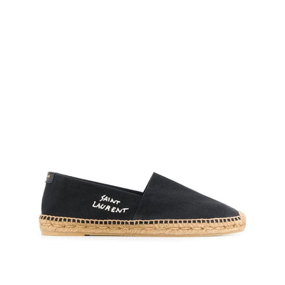 Saint Laurent Canvas Logo Espadrilles Saint Laurent
