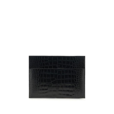 Tom Ford Crocodile print leather Pouch Tom Ford