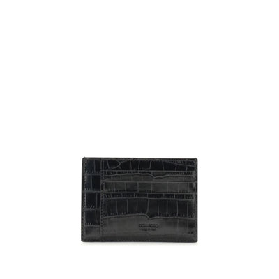 Tom Ford Croco leather Card Holder Tom Ford
