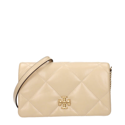 Tory Burch Beige Leather Crossbody Bags Tory Burch