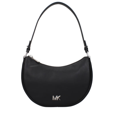 Michael Kors Black Leather Shoulder Bags Michael Kors