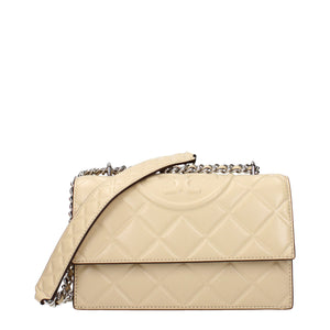 Tory Burch Beige Leather Crossbody Bags Tory Burch