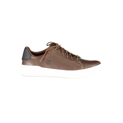 Timberland Brown Leather Men Sneaker Timberland