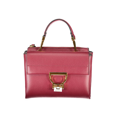 Coccinelle Purple Leather Handbag Coccinelle