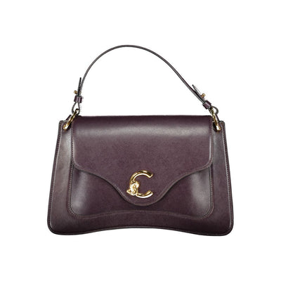Coccinelle Purple Leather Handbag Coccinelle