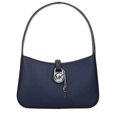 Michael Kors Blue Leather Handbags Michael Kors