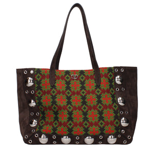 Valentino Garavani Brown Leather Shoulder Bags Valentino Garavani